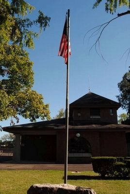 Original Flag Pole for the Prison Camp image. Click for full size.