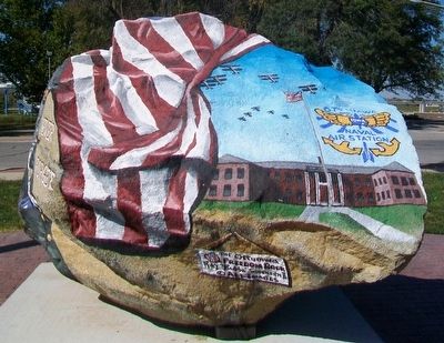 Ottumwa Freedom Rock Veterans Memorial image. Click for full size.