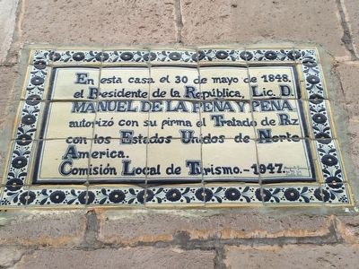 Manuel de la Pe�a y Pe�a Marker image. Click for full size.
