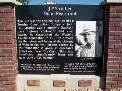 J P Strother Marker image. Click for full size.