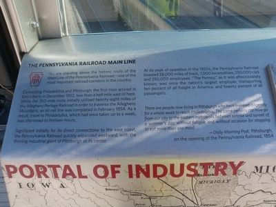 Portal of Industry Marker. Click for full size. Portal of Industry Marker image. Click for full size.