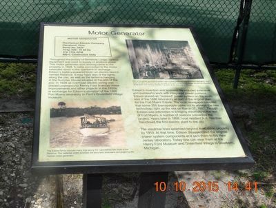 Motor Generator Marker. Click for full size. Motor Generator Marker image. Click for full size.