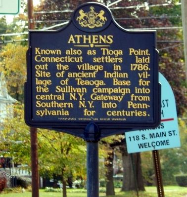 Athens Marker. Click for full size. Athens Marker image. Click for full size.