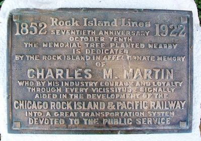 Charles M. Martin Marker. Click for full size. Charles M. Martin Marker image. Click for full size.