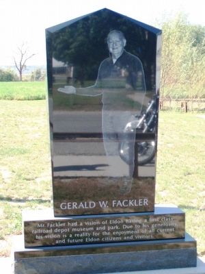 Gerald W. Fackler Marker. Click for full size. Gerald W. Fackler Marker image. Click for full size.