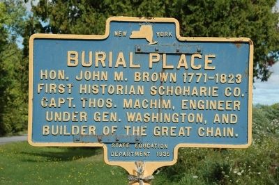 Burial Place Marker. Click for full size. Burial Place Marker image. Click for full size.