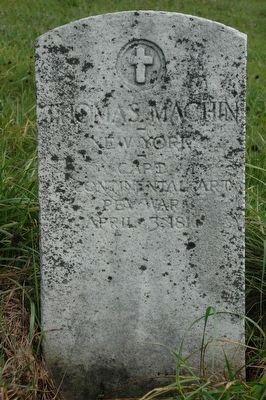Thomas Machin Gravestone, Carlisle Rural Cemetery image. Click for full size.