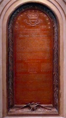 1915 Centenary Plaque<br>Inside the Monument image. Click for full size.