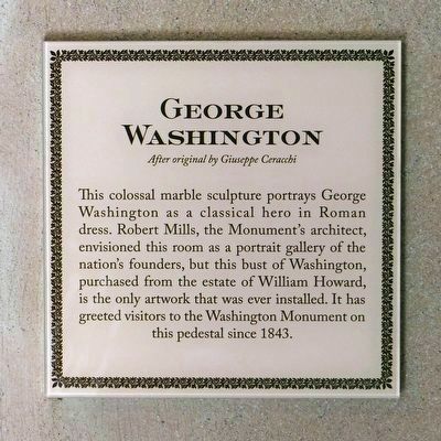 <b>George Washington</b><br><i>After orginial by Giuseppe Ceracchi</i> image. Click for full size.