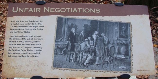 Unfair Negotiations Marker image. Click for full size.