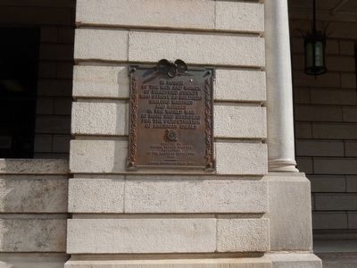 World War I Memorial Marker. Click for full size. World War I Memorial Marker image. Click for full size.