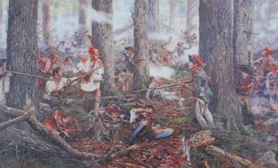 <i>Oneidas at the Battle of Oriskany</i> by Don Trolani (2005) image. Click for full size.