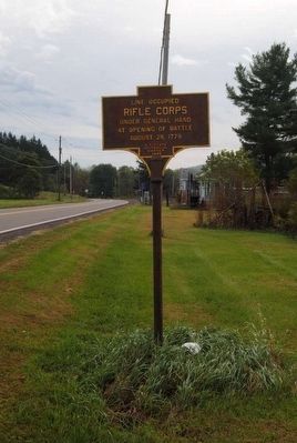 Line Occupied - Rifle Corps Marker. Click for full size. Line Occupied - Rifle Corps Marker image. Click for full size.