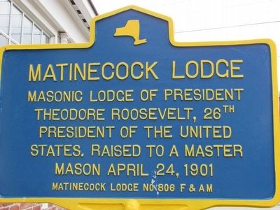 Matinecock Lodge Marker image. Click for full size.