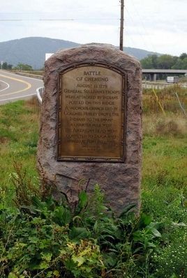 Battle of Chemung Monument image. Click for full size.