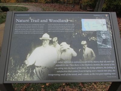 Nature Trail and Woodland Marker. Click for full size. Nature Trail and Woodland Marker image. Click for full size.