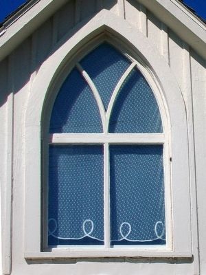 The American Gothic House Window image. Click for full size.