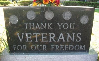 Veterans Memorial Marker. Click for full size. Veterans Memorial Marker image. Click for full size.