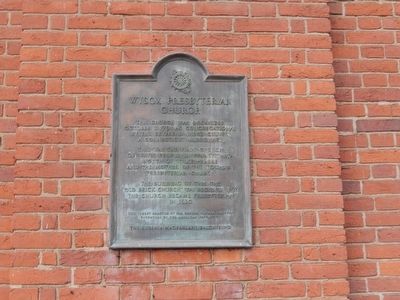 Wysox Presbyterian Church Marker image. Click for full size.