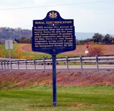 Rural Electrification Marker. Click for full size. Rural Electrification Marker image. Click for full size.
