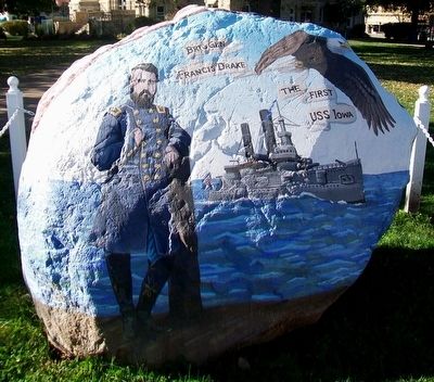 Centerville Freedom Rock Veterans Memorial image. Click for full size.