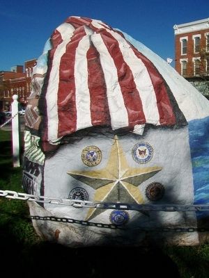 Centerville Freedom Rock Veterans Memorial image. Click for full size.