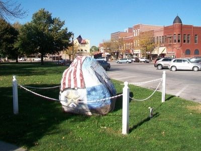 Centerville Freedom Rock Veterans Memorial image. Click for full size.