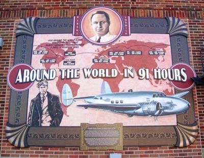 Around the World in 91 Hours Marker. Click for full size. Around the World in 91 Hours Marker image. Click for full size.