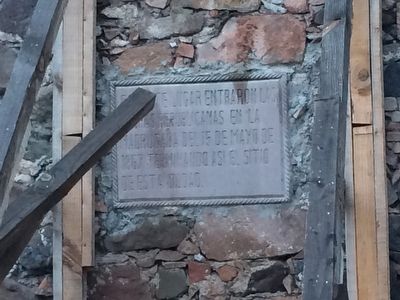 End of the Siege of Querétaro Marker. Click for full size. End of the Siege of Querétaro Marker image. Click for full size.