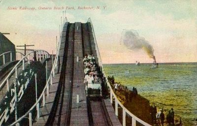 <i>Scenic Railway, Ontario Beach Park, N.Y.</i>. Click for full size. <i>Scenic Railway, Ontario Beach Park, N.Y.</i> image. Click for full size.