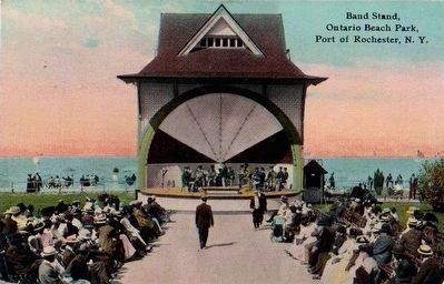 <i>Band Stand, Ontario Beach Park, Port of Rochester, N.Y.</i>. Click for full size. <i>Band Stand, Ontario Beach Park, Port of Rochester, N.Y.</i> image. Click for full size.