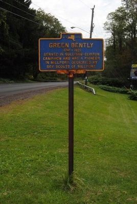 Green Bently Marker. Click for full size. Green Bently Marker image. Click for full size.