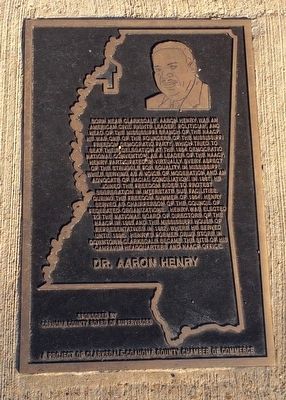 Dr. Aaron Henry Marker. Click for full size. Dr. Aaron Henry Marker image. Click for full size.