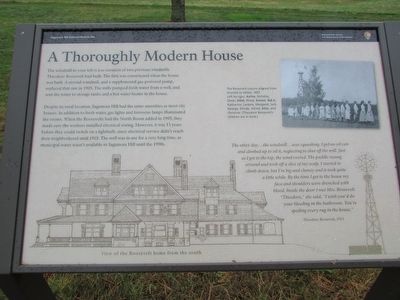 A Thoroughly Modern House Marker. Click for full size. A Thoroughly Modern House Marker image. Click for full size.