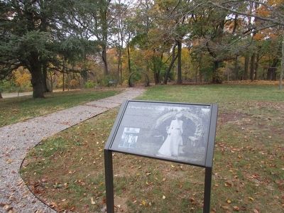 A Respite for Mrs. Roosevelt Marker. Click for full size. A Respite for Mrs. Roosevelt Marker image. Click for full size.