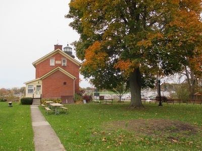 1822 Lighthouse & Marker image. Click for full size.