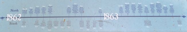 Battle for the Mississippi: The Vicksburg Campaign Timeline 1862-1863 image. Click for full size.