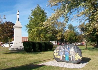 Corydon Freedom Rock Veterans Memorial. Click for full size. Corydon Freedom Rock Veterans Memorial image. Click for full size.
