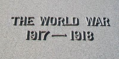 War Memorial - World War image. Click for full size.