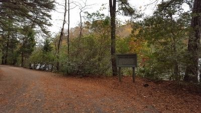 Wormley Creek Crossing Marker. Click for full size. Wormley Creek Crossing Marker image. Click for full size.