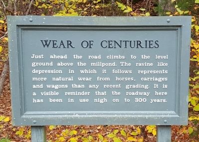 Wear Of Centuries Marker. Click for full size. Wear Of Centuries Marker image. Click for full size.