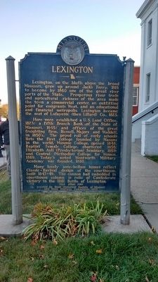 Lexington Marker (side 1) image. Click for full size.