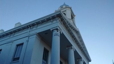 Cannon Ball That Struck Lafayette County Courthouse. Click for full size. Cannon Ball That Struck Lafayette County Courthouse image. Click for full size.
