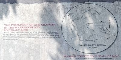 Early History of Warren County Marker - Center Section 1 image. Click for full size.