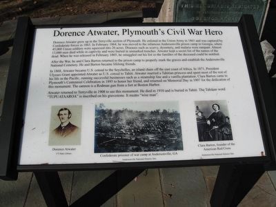 Dorence Atwater, Plymouth's Civil War Hero image. Click for full size.