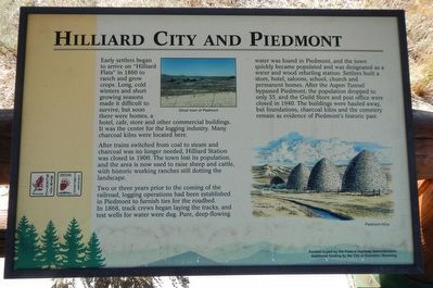 Hilliard City and Piedmont Plaque image. Click for full size.