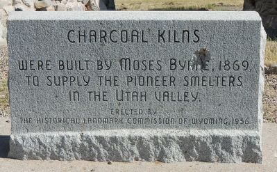 Charcoal Kilns Marker. Click for full size. Charcoal Kilns Marker image. Click for full size.