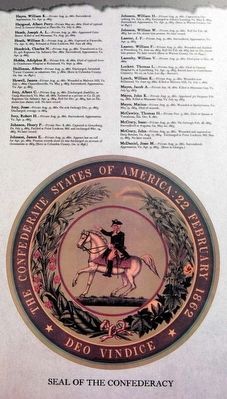 Muster Roll of Company H, 22nd Regiment Marker - List of Service Members. Click for full size. Muster Roll of Company H, 22nd Regiment Marker - List of Service Members image. Click for full size.