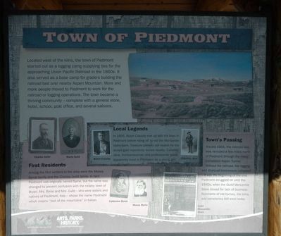 Town of Piedmont panel image. Click for full size.