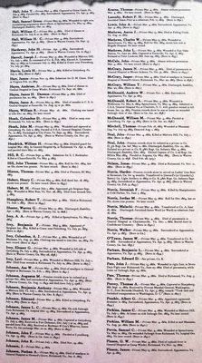 Muster Roll of Company B, 48th Regiment Marker. Click for full size. Muster Roll of Company B, 48th Regiment Marker image. Click for full size.